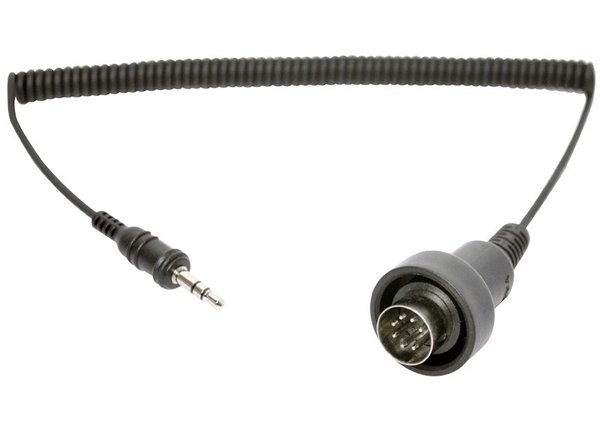 Sierra Electronics, SENA 3.5mm Stereo Jack to 7 pin DIN Cable for  1998-later Harley-Davidson Ultra Classic, SENA SM10