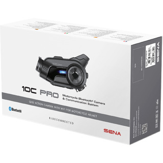 10C-PRO Motorcycle Bluetooth Camera and Communication System SINGLE pack