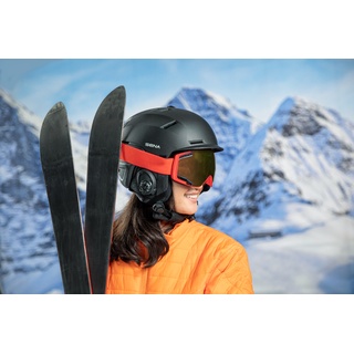 LATITUDE S1 Snow Helmet - BLACK - M Size