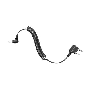 2-WAY RADIO CABLE for KENWOOD TWIN-PIN CONNECTOR for TUFFTALK & CAST